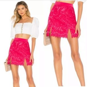 NBD Jesse lace Mini Skirt